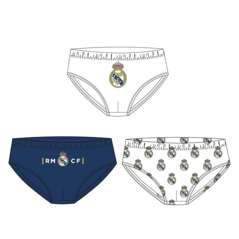 Real Madrid Boys' Briefs 3-pack 2900003013 Real Madryt
