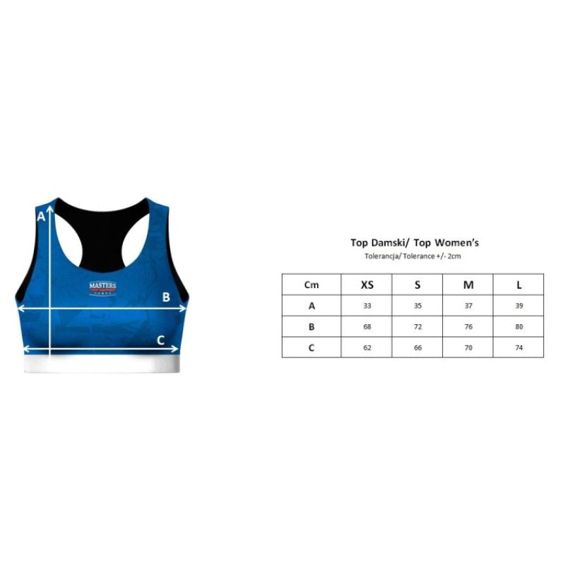MASTERS "FIGHT" Crop Top (WAKO APPROVED) In preparation Your Sports Performance
