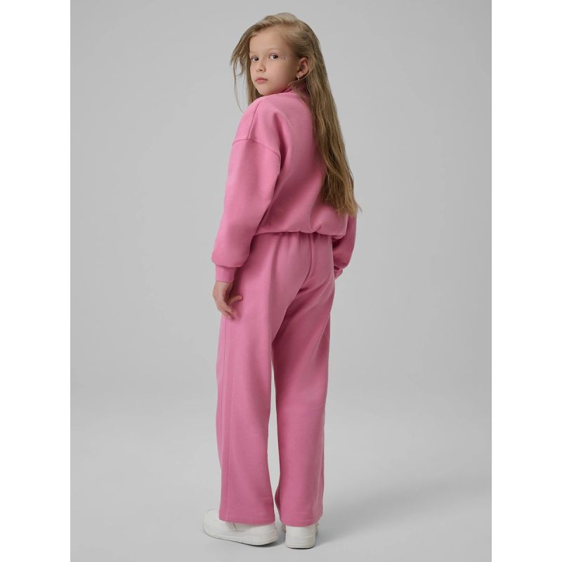 Girls' straight leg sweatpants 4F 4FJRSS26TTROF1727-54S