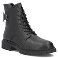 Women's leather ankle boots, black Filippo DBT8018