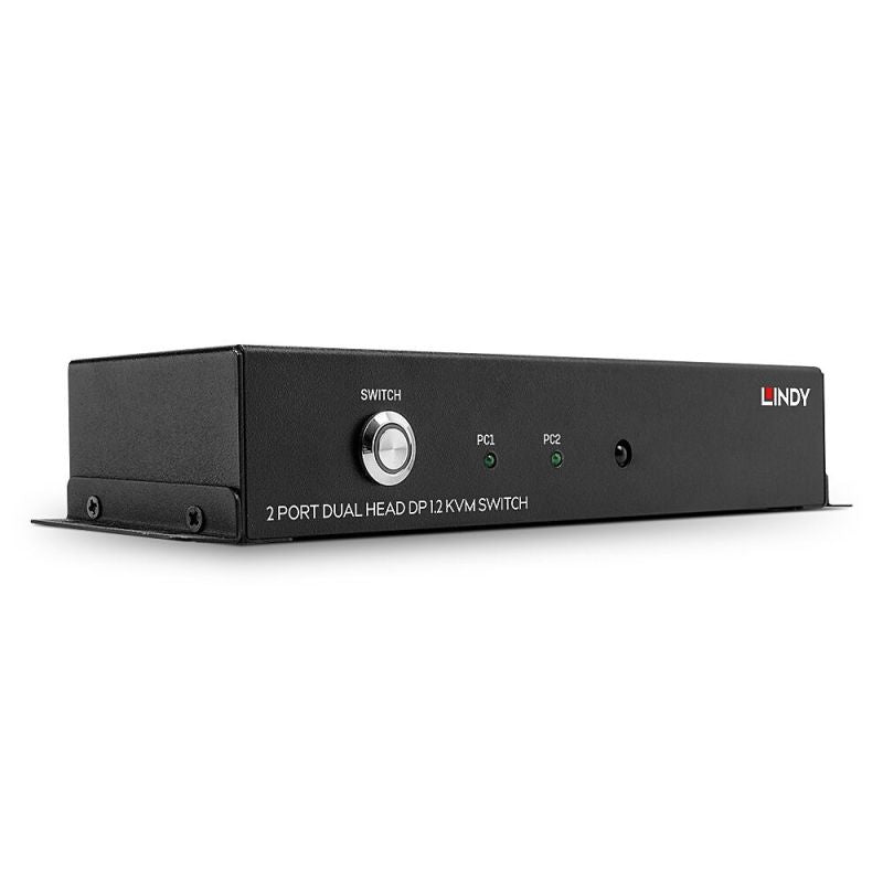 LINDY 2-Port Dual-Head DisplayPort 1.2 Switch Kable i adaptery/Kable DisplayPort Your Sports Performance