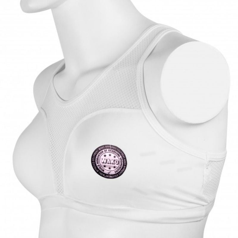 MASTERS WAKO BREAST PROTECTOR WHITE To be categorized Your Sports Performance