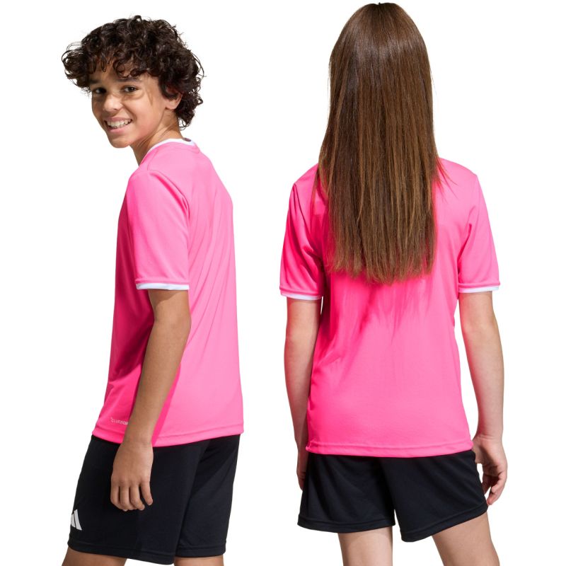 adidas Entrada 26 Jersey kids' t-shirt pink KE9846