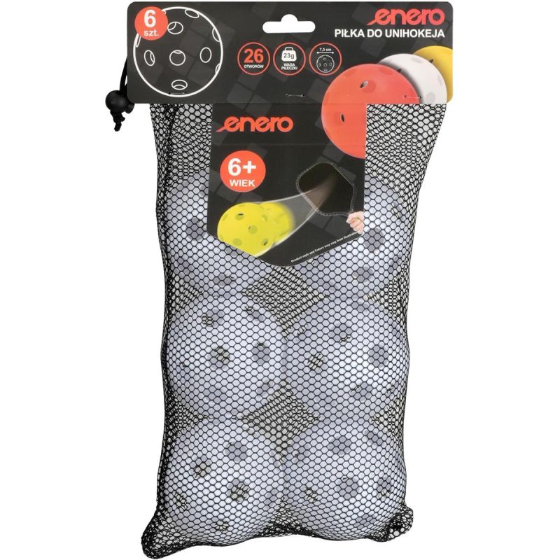 UNIHOC MATCH BALL WHITE ENERO 6 PCS Accessories Your Sports Performance