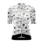 Rockbros 15110005004 Women's Short Sleeve Cycling Jersey M - White