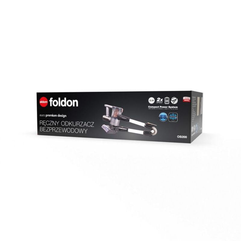 ELDOM FOLDON VERTICAL VACUUM CLEANER, CORDLESS, LIGHTING AGD - Produkty/Odkurzacze Your Sports Performance
