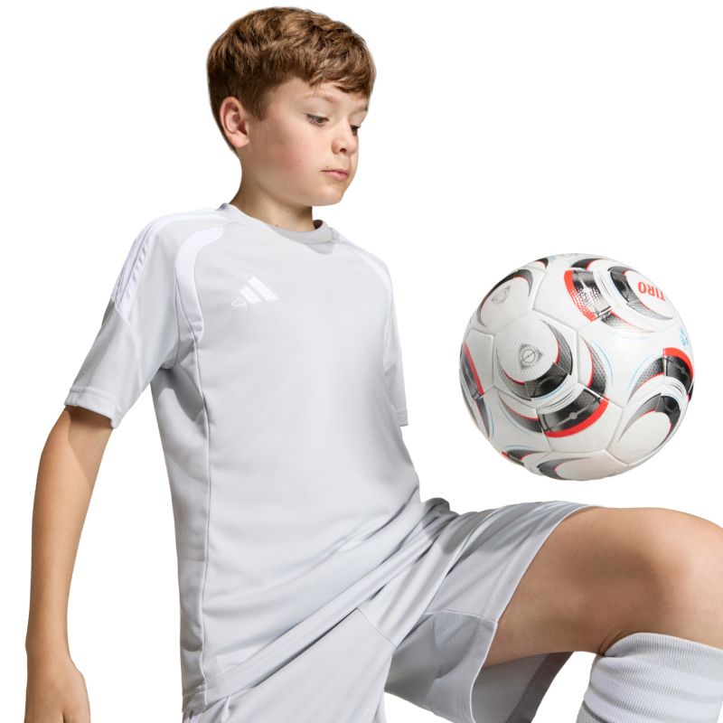adidas Tiro 26 League Jersey Kids’ Shirt, Light Grey, KB1324