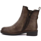 Women's ankle boots, insulated, brown, M.Daszyński SA252-7