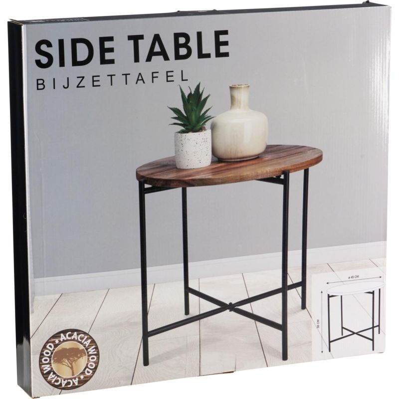 COFFEE TABLE WOODEN TOP 48x38CM Home and Garden/Equipment Your Sports Performance