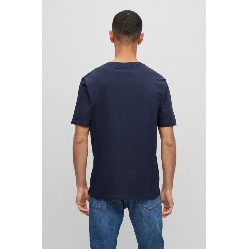 Hugo Boss Men's Summer T-shirt Navy Blue (50467952-405) In preparation Your Sports Performance