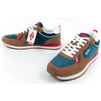Lee Cooper men's sneakers, fashionable, comfortable, durable, navy blue, brown Lee Cooper