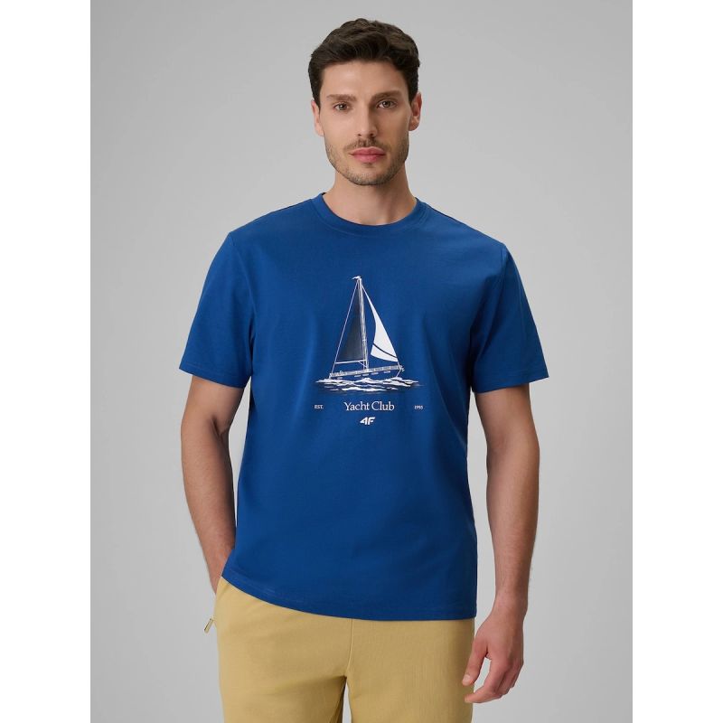Men's relaxed T-shirt with print 4F 4FRSS26TTSHM3996-033S 4f