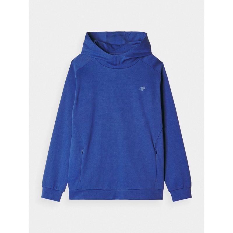 Men's sweatshirt with hood, open, 4F 4FRAW24TSWSM2050-31S 4f