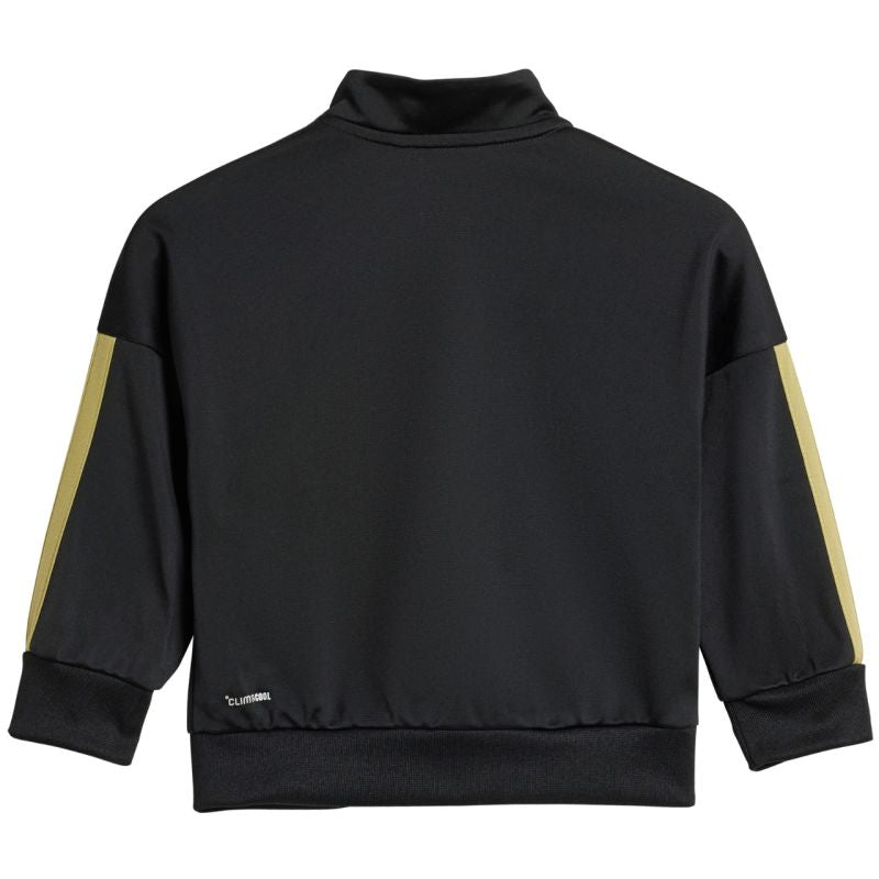adidas Essentials Climacool Kids Tracksuit Black and Gold JC8857 Clothing Your Sports Performance