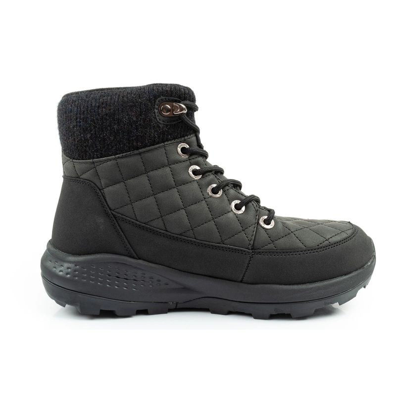 Lee Cooper women's winter hiking sports shoes, insulated, black, eco-leather Lee Cooper