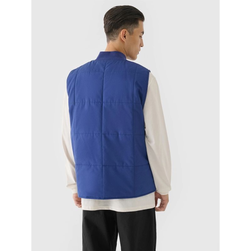 Men's down vest with stand-up collar 4F 4FRAW24TVESM171-31S *Kategoria tymczasowa Your Sports Performance