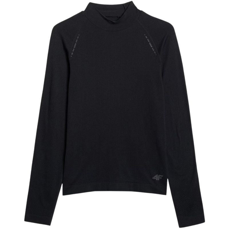 Men's longsleeve t-shirt 4F M417 deep black 4FWAW25TFLOM417 20S In preparation Your Sports Performance