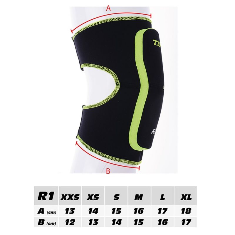 Tempish React Pro R1 M floorball knee pads 1350000508 Accessories/Protectors and knee pads/Tempish Your Sports Performance