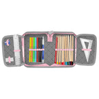 PASO Sweet Kitty gray school pencil case with school accessories - PP23KC-P001 Akcesoria/Akcesoria dla fanów koszykówki/Gadżety koszykarskie Your Sports Performance