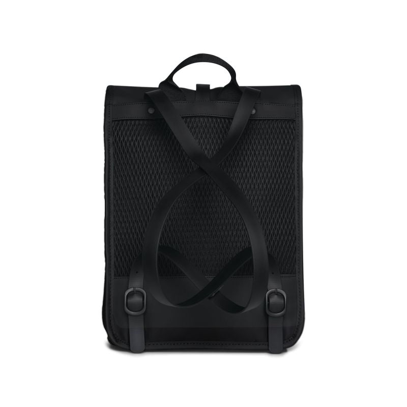 Rains Rolltop Rusksack Mesh Mini Black W3 13350 01 backpack Accessories/Plecaki/pozostałe plecaki Your Sports Performance