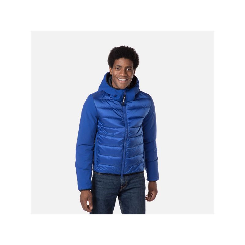 Rossignol Stretch Quilt Hoodie Jkt Blue Import z PMSport Your Sports Performance