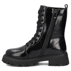 Women's patent leather ankle boots, black Filippo DBT8288