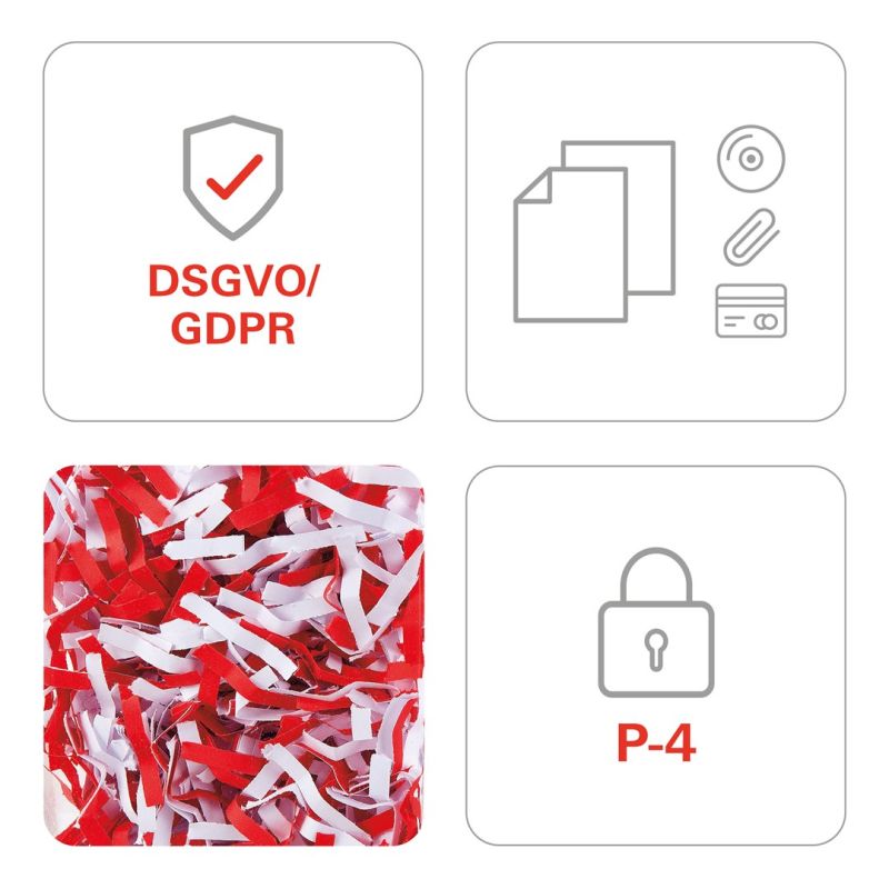 HSM Shredstar X15 shredder, 26L 4x37 mm Urządzenia biurowe/Niszczarki Your Sports Performance