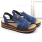 Comfortable Rieker W RKR684 jeans platform sandals Footwear/Lifestyle/Rieker Your Sports Performance
