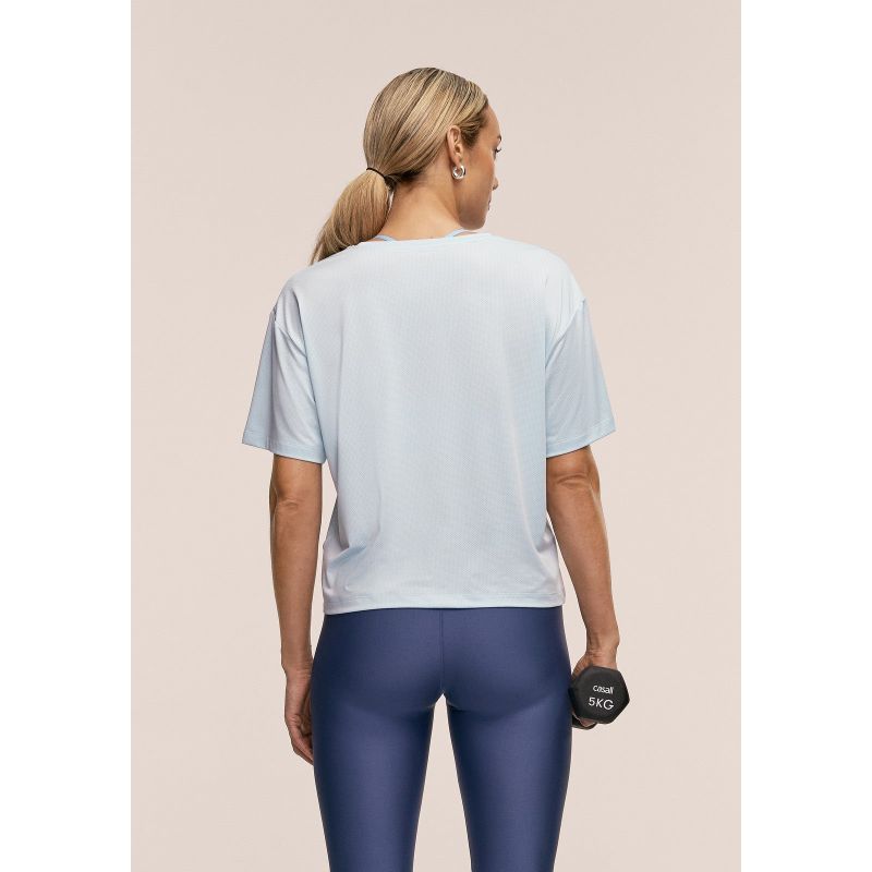 CASALL Women's Laser Mesh Tee Blue