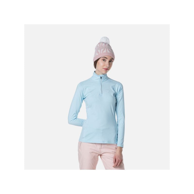 Rossignol W Classique 1/2 Zip Sweatshirt Blue Import z PMSport Your Sports Performance