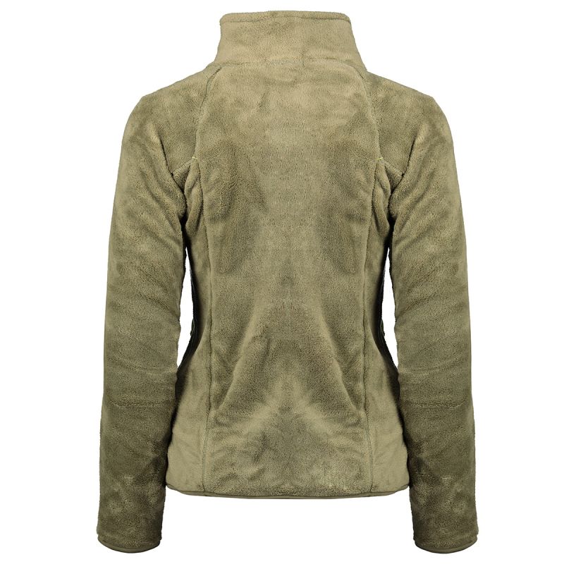 Geographical Norway Women’s Fleece Jacket UPALINE OLIVE DB LADY 047-1 (WZ4071F/GN-OLIVE)