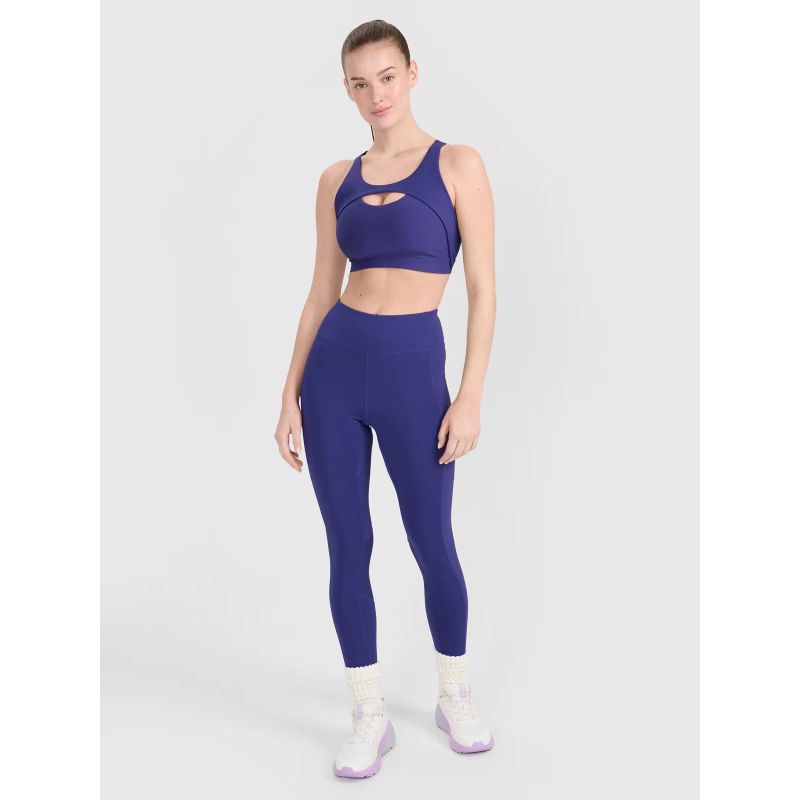 Women's medium support training bra 4F 4FWSS25USBAF150-30S *Kategoria tymczasowa Your Sports Performance