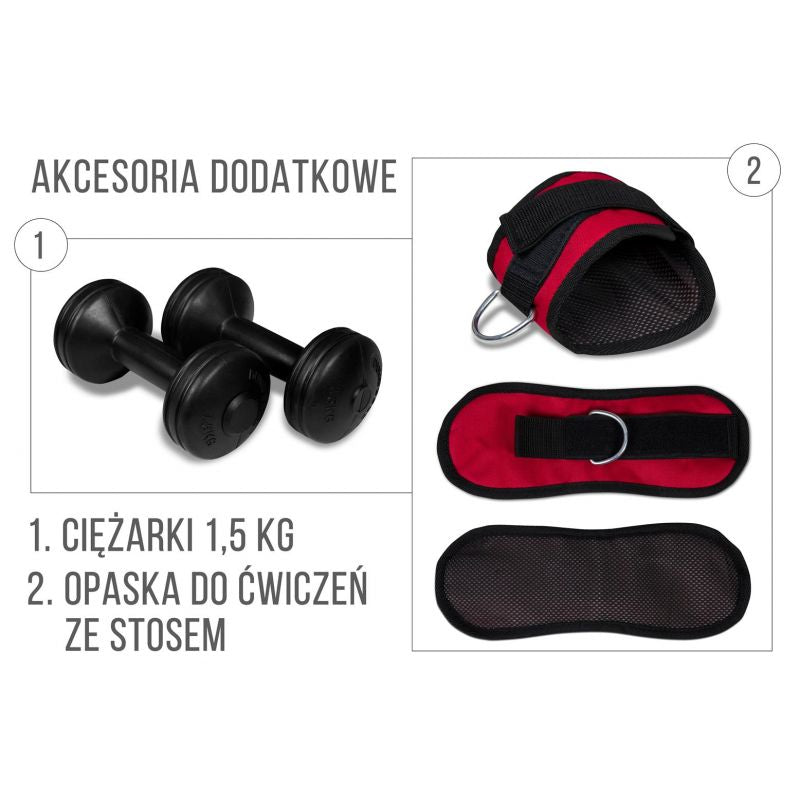 Multigym PRO BMG 4700 bench with weight stack 66kg Accessories/Training equipment/Sprzęt siłowy/Atlasy Your Sports Performance