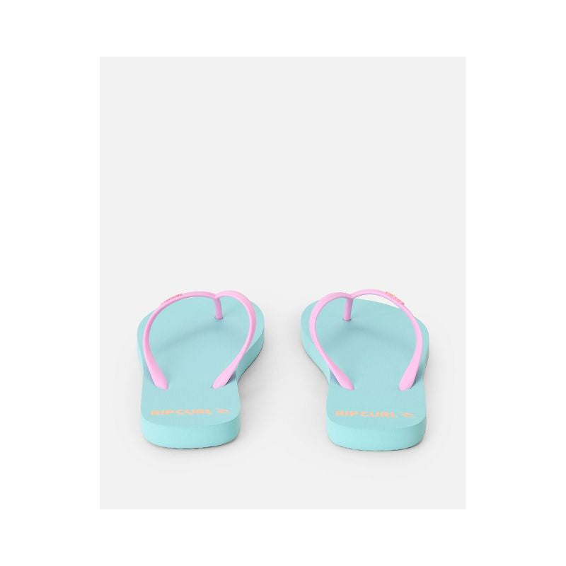 RIP CURL Bondi Bloom Open Toe Blue Women's Flip-Flops