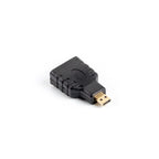 Lanberg AD-0015-BK adapter (HDMI F - Micro HDMI M; black) Kable i adaptery/Adaptery, przejściówki Your Sports Performance