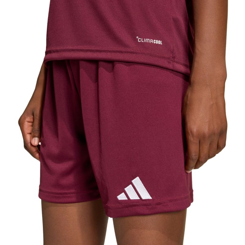 adidas Entrada 26 burgundy kids' shorts JZ6527 To be categorized Your Sports Performance