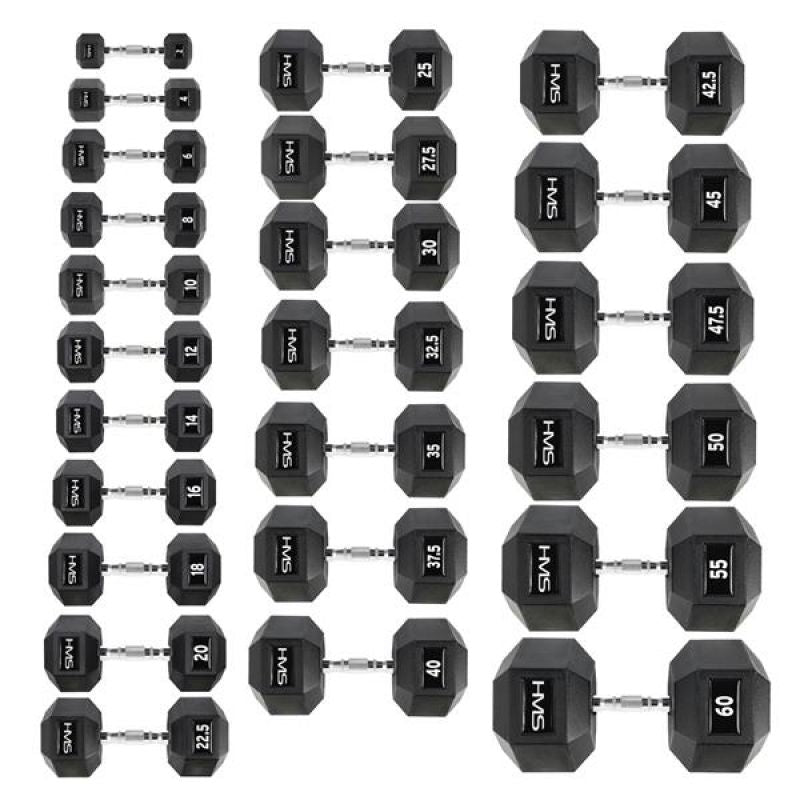 HMS HEX PRO dumbbells 32.5 kg Accessories/Training equipment Your Sports Performance