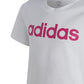 adidas Essentials Linear Logo Cotton Slim Fit Tee Jr IC3150 Clothing/Lifestyle/T-shirts Adidas
