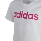 adidas Essentials Linear Logo Cotton Slim Fit Tee Jr IC3150 Clothing/Lifestyle/T-shirts Adidas
