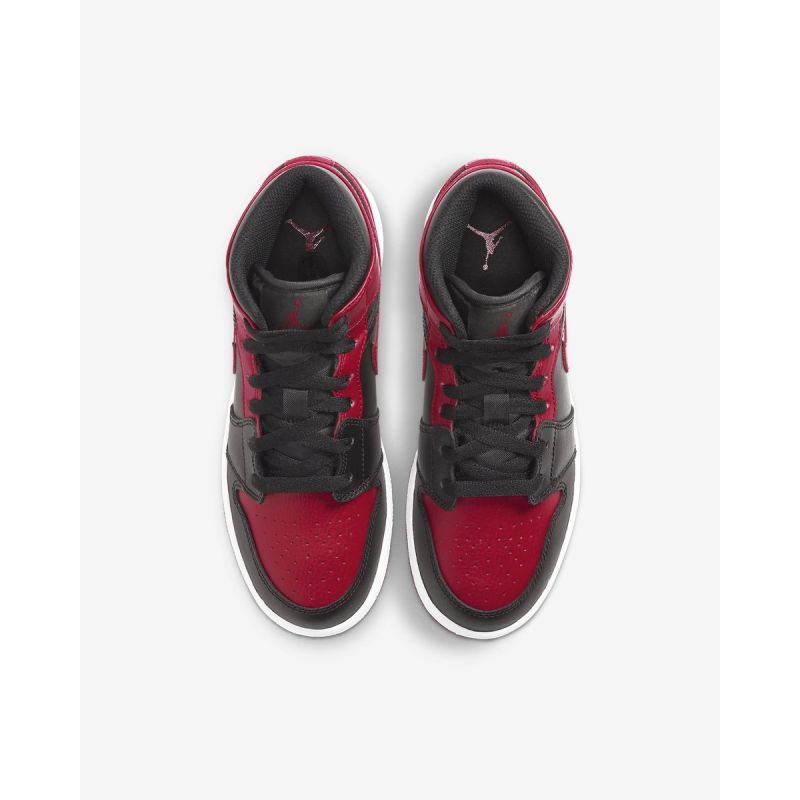 Air Jordan 1 Mid Banned GS retro shoes - 554725-074 Obuwie/Buty na co dzień Your Sports Performance