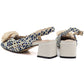 Women's textile heeled sandals Artiker 58C0372