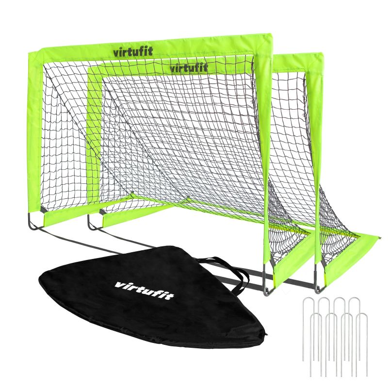 VIRTUFIT FOLDABLE SOCCER GOAL SET - SOCCER GOALS - 120 X 90 CM In preparation Your Sports Performance