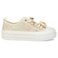 Women's mesh sneakers on the platform, beige, Filippo DTN7855 Filippo