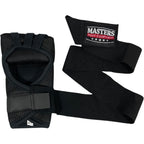 MASTERS BBŻ-GRIP gel boxing bandages black