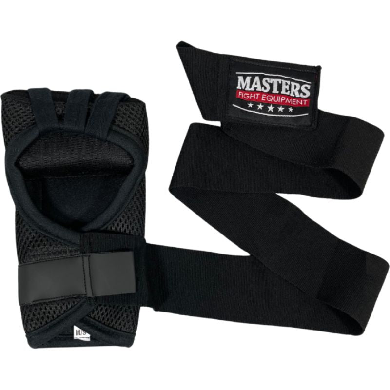 MASTERS BBŻ-GRIP gel boxing bandages black