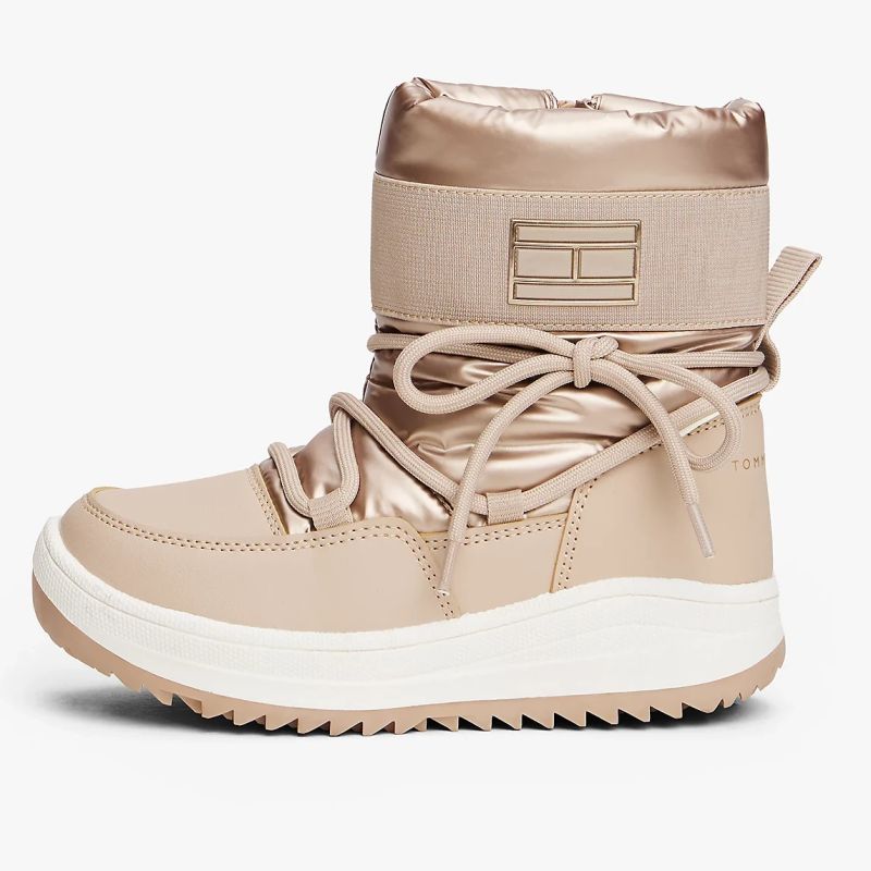 Tommy Hilfiger Women's Snow Boots T3A5-34052-1474591 Bronze Tommy Hilfiger