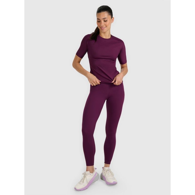 Women's slim quick-drying training T-shirt 4F 4FWAW25TFTSF1518-50S 4f