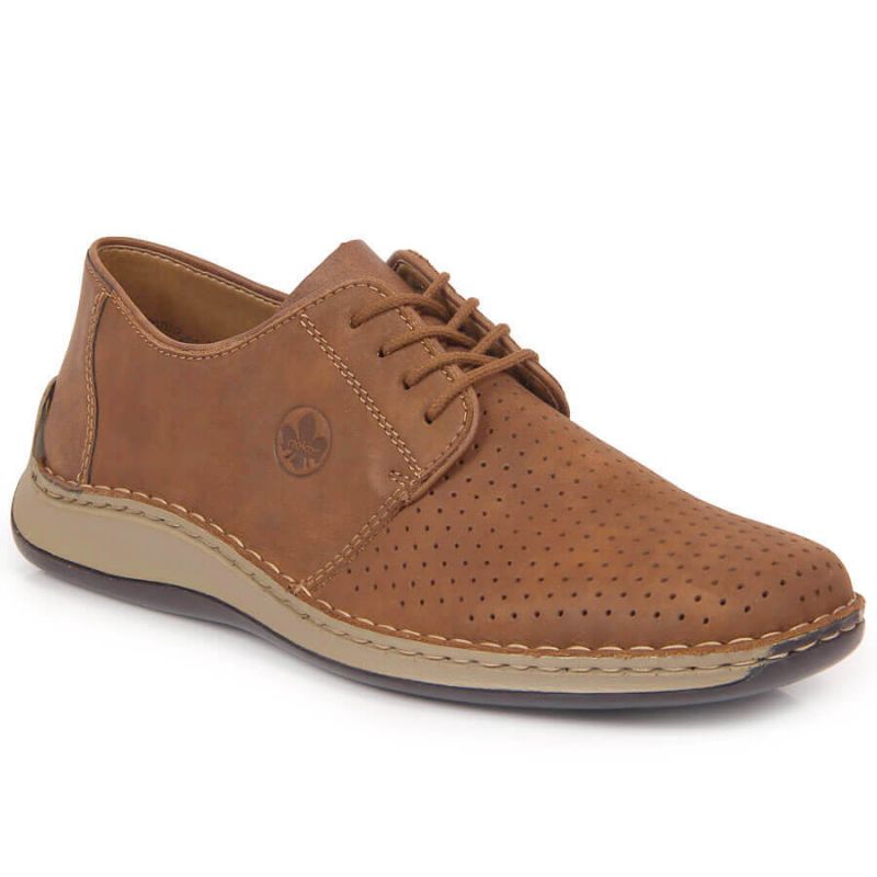 Rieker M RKR528 brown openwork leather shoes Footwear/Lifestyle Your Sports Performance