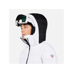 Women’s ROSSIGNOL W CIASTEL DOWN MIX JKT ski jacket, white