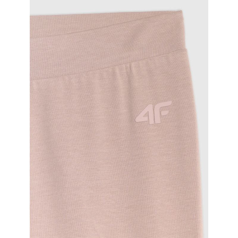 Girls' knitted leggings 4F 4FJRAW25TTIGF291-83S *Kategoria tymczasowa Your Sports Performance